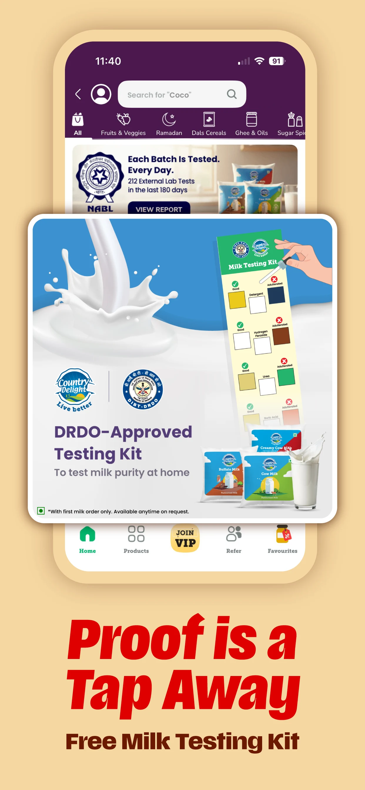 Country Delight Milk & Grocery screenshot