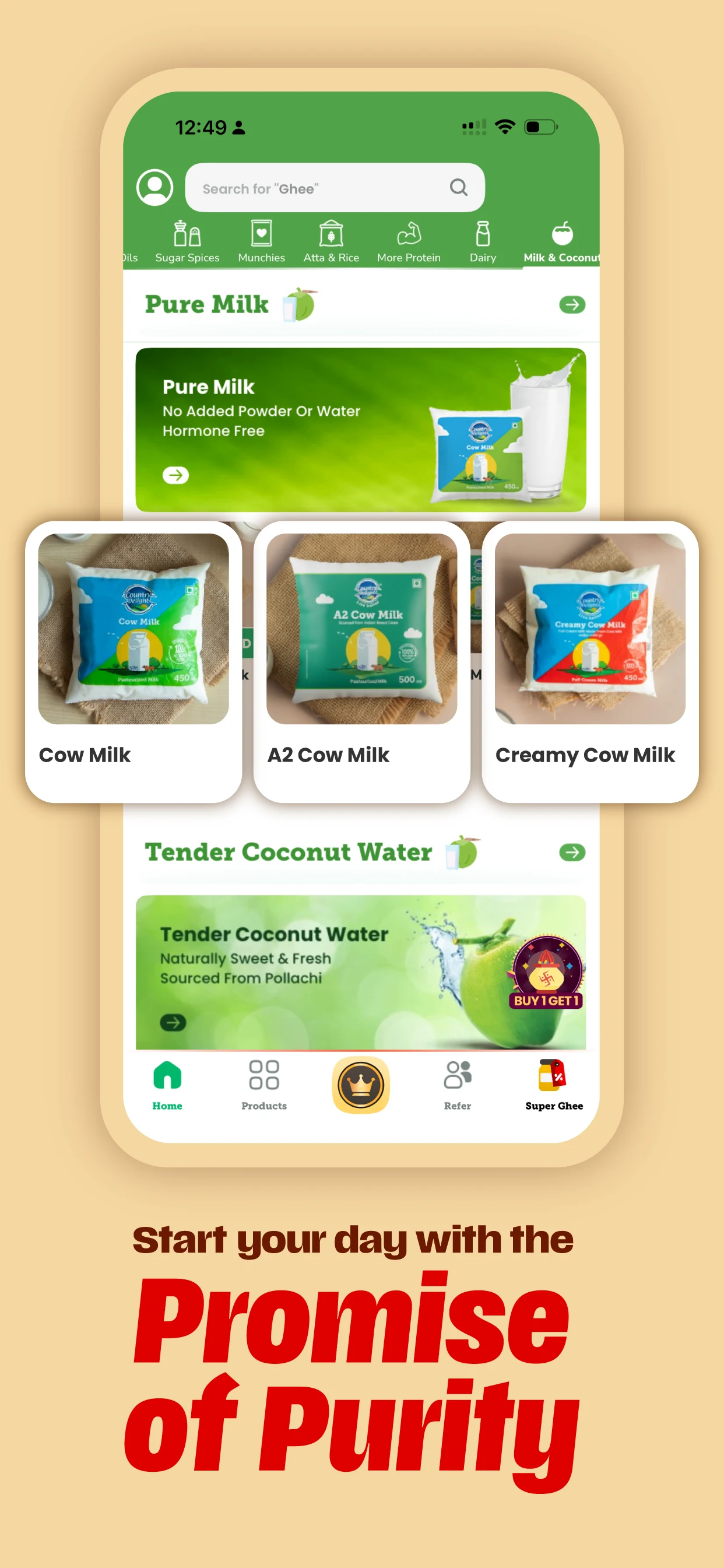 Country Delight Milk & Grocery screenshot